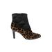 Chico's Ankle Boots: Brown Leopard Print Shoes - Women's Size 6