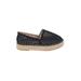 CATHERINE Catherine Malandrino Flats: Slip-on Platform Casual Blue Solid Shoes - Women's Size 6 1/2 - Almond Toe