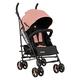 Kikkaboo, stroller, steel frame, basket, removable front wheels, colors:pink