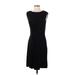 Tommy Bahama Casual Dress - Sheath: Black Solid Dresses - Women's Size Small