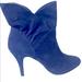 Nine West Shoes | Nine West - Cobalt Blue Suede Ankle Boots. Size 6 | Color: Blue | Size: 6