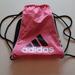 Adidas Bags | Adidas Black Pink Slingback Backpack | Color: Black/Pink | Size: Os