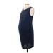 Liz Lange Maternity for Target Casual Dress: Blue Dresses - Women's Size Small