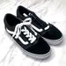 Vans Shoes | Like New! Vans Ward Lo Suede Sneaker, Youth 3 (Women’s 4.5 - 5) | Color: Black/White | Size: 3bb