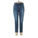 Nicole Miller New York Jeans - Mid/Reg Rise: Blue Bottoms - Women's Size 12
