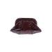 Lauren Merkin Clutch: Patent Burgundy Solid Bags