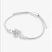 Michael Kors Jewelry | Michael Kors Love Is In The Air Slider Bracelet | Color: Silver/White | Size: Os