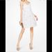 Michael Kors Dresses | Michael Kors Size 2 Floral Appliqu Lace Dress White | Color: White | Size: 2