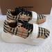 Burberry Shoes | Authentic Burberry Women's Regis Embossed Logo Plaid Chunky Sneakers | Color: Brown | Size: 6.5