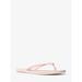 Michael Kors Shoes | Michael Kors Jinx Logo Flip Flop 10 Ballet New | Color: Pink | Size: 10