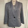 Nine West Jackets & Coats | Nine West Blazer | Color: Blue/Gray | Size: 8