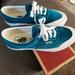 Vans Shoes | New In Box Vans Era Tc Velvet Sneakers Shoes Womens Sz 9.5 | Color: Blue | Size: 9.5