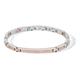 Comete Men's Bracelet Collection Texture Collection Polished Steel and Steel Bracelet with Pink PVD Treatment Size: Bracelet Length 21.5 cm Reference is: UBR 1171, Alloy Steel