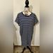J. Crew Dresses | Nwt J Crew 2x Striped T-Shirt Dress | Color: Blue/White | Size: 2x