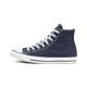 Converse Unisex-Adult Chuck Taylor All Star Hi-Top Trainers, Navy/White- 3 UK