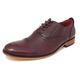 Mens Leather Lined Smart Lace Up Oxford Brogues Shoes Oxblood Burgundy 14