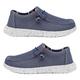 Mens Slip on Shoes Casual Shoes Waterproof Breathable Shoes Comfortable Lightweight Waterproof Walking Shoes Lightweight Durable Comfortable Low top Shoes,Blue,42/260mm