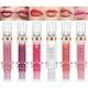 GLWB Lip Plumper, Lip Glosses, GLWB Lip Plumper, Lip Plumper Gloss, Ultra-hydrating Lip Plumping Booster, Plump Your Lips Naturally (6pcs)