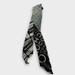 Coach Accessories | Coach Skinny Scarf Twilly Pontail Neck Scarf | Color: Black/Gray | Size: Os