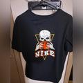 Nike Shirts | Nike Shirt Adult Large Black Solid Basketball Skeleton Short Sleeve | Color: Black | Size: L