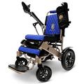 Majestic IQ-8000 Electric Wheelchairs for Adults,Foldable Lightweight Electric Wheelchair (Bronze, Blue Cushion)