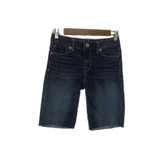 American Eagle Outfitters Shorts | Aeo Skinny Bermuda Stretch Denim Shorts Size 0 | Color: Blue | Size: 0