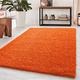 BPIL Shaggy Rugs Soft plain Thick Pile Large Small Antiskid Area Rug (Orange, 120X170CM)