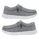 Mens Slip on Shoes Casual Shoes Waterproof Breathable Shoes Comfortable Lightweight Waterproof Walking Shoes Lightweight Durable Comfortable Low top Shoes,Gray,40/250mm