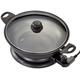 Judge JEA88 Electric Wok Non Stick with Lid, 32cm, 3.7L Electric Pan, Electric Frying Pan, Non Stick Frying Pan and Wok with Lid - 2 Year Guarantee