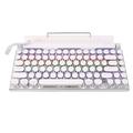 Otueidnsy 83 Keys RetroTypewriter Keyboard Wireless Bluetooth Keyboard USB Mechanical Punk Keycaps for Desktop PC/Laptop/Phone