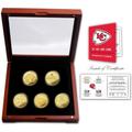 Highland Mint NFL Kansas City Chiefs Super Bowl Champions Gold Coin Set