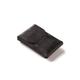 Crazy Horse Craft, Slim Leather Card Holder for Men or Women, Carbon Black Minimalist Wallet, Small Money Organiser