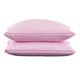 XANAYXWJ Standard Size Bed Pillows for Sleeping - Set of 2, Hotel Quality Cooling Down Pillows, Breathable Feather Pillows for Back, Stomach or Side Sleepers, Pink Medium Pillow