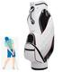Portable Golf Bag,Golf Standard Bag w/5 Way Dividers,Lightweight Golf Club Bag without Wheels,Waterproof Durable (Color : White)