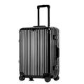 NESPIQ Business Travel Luggage Travel Luggage Suitcase Spinner with Wheels,Hardside Carry On Suitcase for Travel Light Suitcase (Color : Black, Size : 22in)
