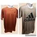 Under Armour Shirts | Lot Of 2 Active Wear Shirts M: Under Armour Tech Gear & Adidas The Go To Perform | Color: Gray | Size: M