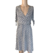 Lilly Pulitzer Dresses | Nwot Lilly Pulitzer Silk Wrap Dress | Color: Blue/Cream | Size: Xs