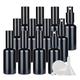 ZEOABSY Pack of 24, 50ml Glossy Black Glass Perfume Spray Bottles With Sprayer, 50 ml Refillable Empty Fine Mist Travel Atomiser Sprayers, Ideal for Makeup Care Household Cleaning + 2 x Funnel