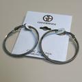 Giani Bernini Jewelry | Giani Bernini Sterling Silver Cubic Zirconia Hoop Earrings New | Color: Silver | Size: Os