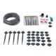 Greenhouse Mist Drip Irrigation Kit 82FT 1/4 Inch DIY Adjustable Plant Watering System Quick Connector Garden Lawn Patio