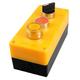 AC 110V Control electrical Yellow Lamp Cap 2 Position Rotary Red Flat 2NO 1NC Switch Push Button Station ElectronicSwitch