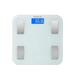 Weighing scale Body Fat Scale, Floor Scientific Smart Electronic LED Digital Weight Bathroom Scales, Balance Max 180kg, White