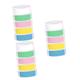 SHINEOFI 15 Rolls Label Paper Stickers Waterproof Thermal Label Thermal Printing Sticker Labels Thermal Transfer Ribbon Colored Tabs Printer Label Sticker Removable Thermal Synthetic Paper