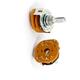 2 Pcs Switches 20mm Shaft Length 2P3T 2 Pole 3 Position Band Foot Switches Rotary Switch ElectronicSwitch