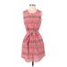 Vineyard Vines Casual Dress - A-Line: Red Hearts Dresses - Women's Size 2