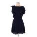 Parker Casual Dress - DropWaist: Blue Dresses - Women's Size Medium