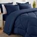 All Season Bedding Sets 5 Pieces with Comforter, Pillow Sham, Flat Sheet, Fitted Sheet and Pillowcase, Twin Size