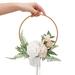 Artificial Rose Bouquet, Portable Fake Flowers for Wedding Party Living Room Rose Flower for Vase Home Wedding Decorations