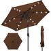 7.5ft Outdoor Solar Market Table Patio Umbrella