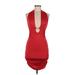 Cocktail Dress: Red Dresses - Women's Size Medium